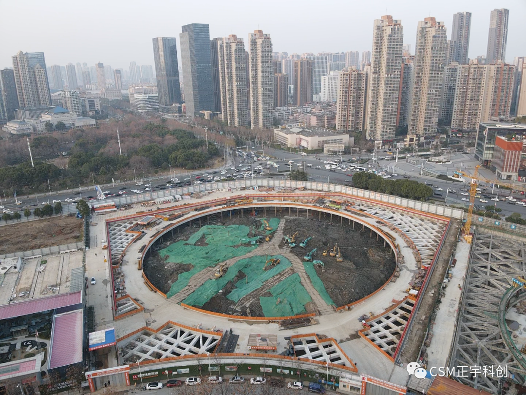 2023完美開端！上海金泰SMC工法鉆機(jī)助力武漢廣電全媒體中心項(xiàng)目